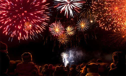 Fuegos artificiales para eventos en Guatemala con espectáculo pirotécnico